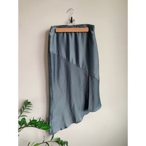 Dynamite Slip Skirt with Asymmetrical Hem, NWT